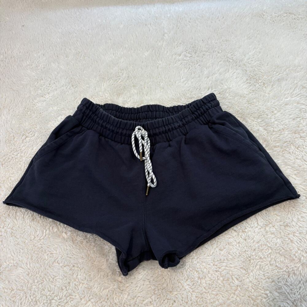 PARKE x Target Womens Navy Drawstring Shorts 3" Preppy Loungewear Casual Sports